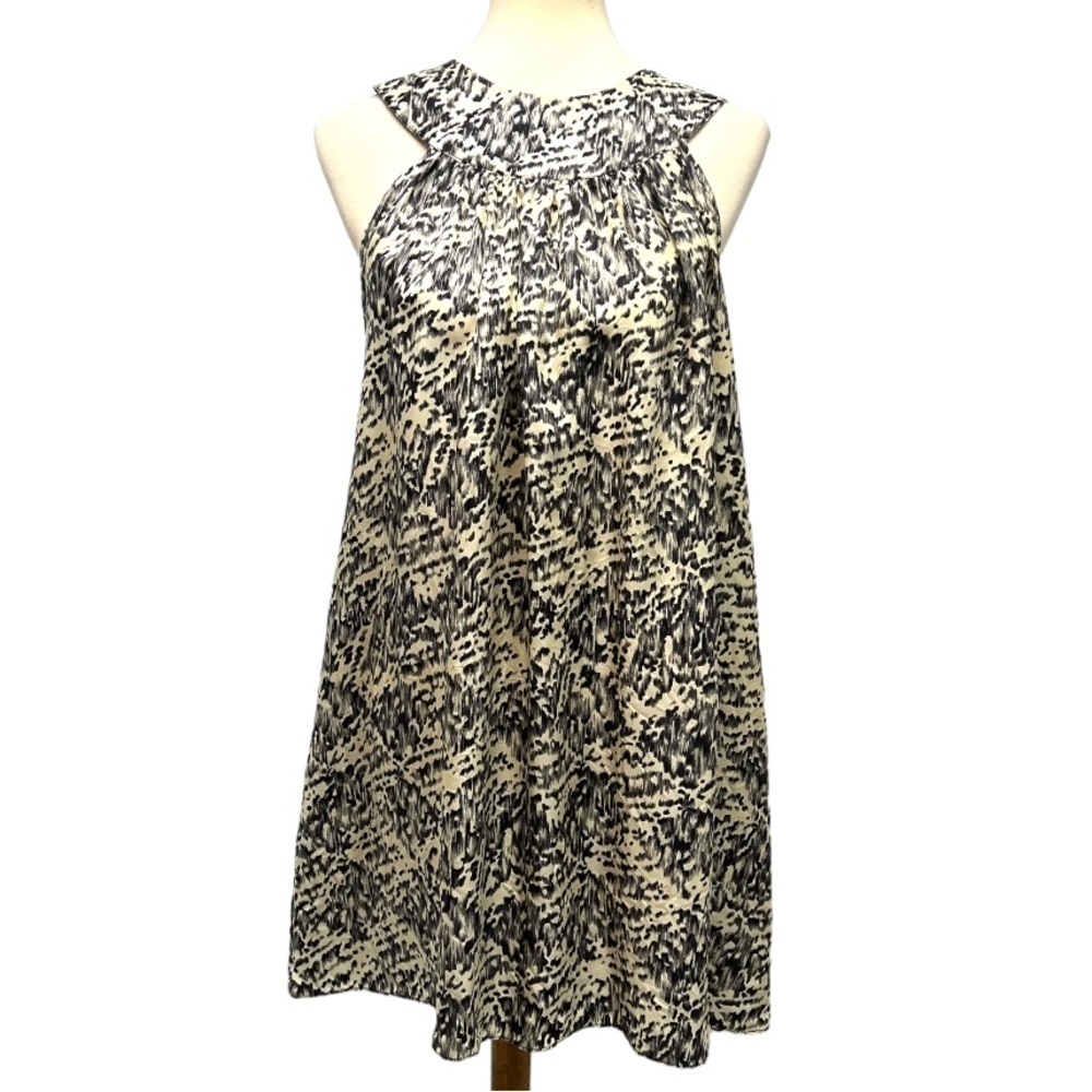 Jenni Kayne Silk Animal PrintMini Dress Women’s Medium